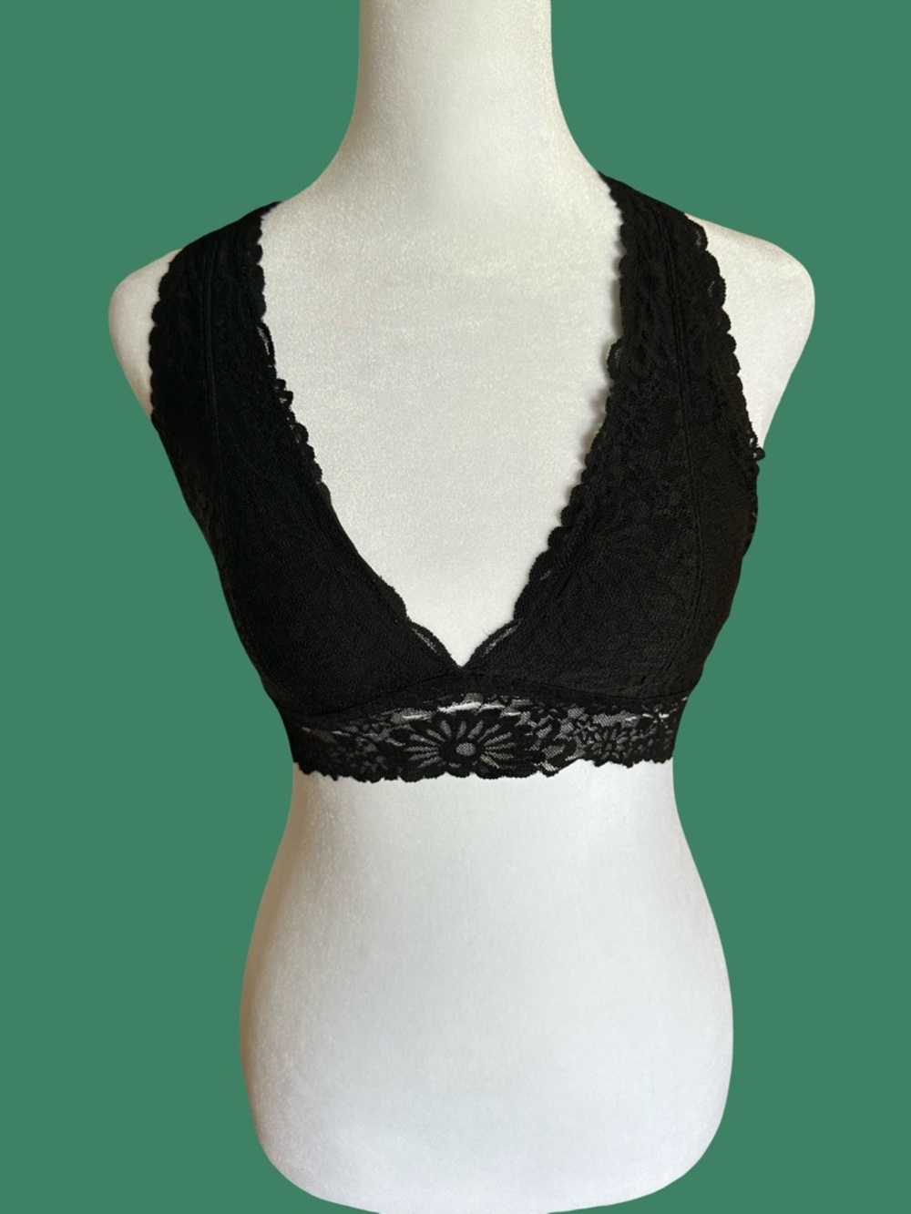 Victoria Secret lace and floral strappy adjustable bralette with padding